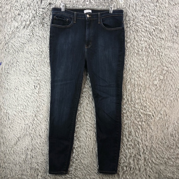 Judy Blue Jeans Size 2Xl High Rise Womens Plus Skinny Dark Wash Denim Stretch - Picture 3 of 12